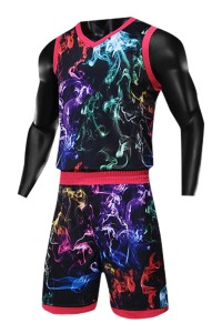 SKWTV024 custom-made camouflage basketball shirt suit vest basketball training shirt